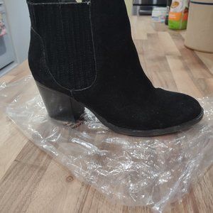 Black Suede Booties